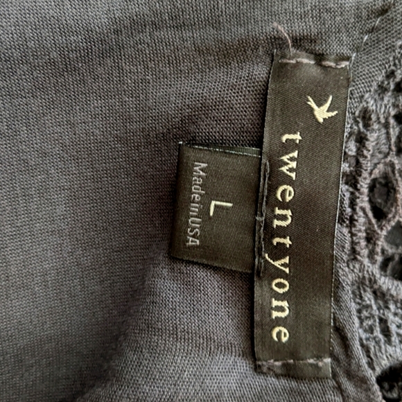 Final price Black Lace Back Babydoll Tank Top - Picture 5 of 5